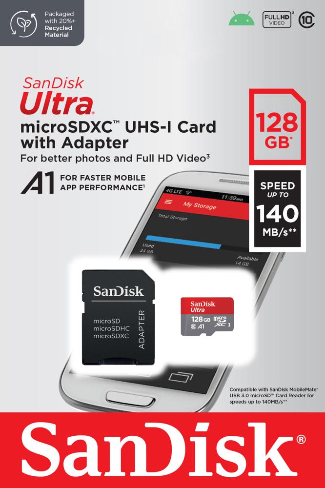 Pamäťová karta SanDisk SDSQUNR-128G-GN6TA SDXC 128 GB